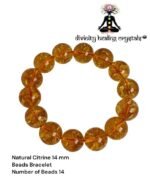 Divinity Healing Crystals Natural Citrine Pure Certified 14 mm Adjustable Band Unisex Bracelet Super AAA Quality for Healing Meditation Success and Abundance Chakra Healing Bracelets Abundance Stones 24 Divinity Healing Crystals Natural Citrine Pure Certified 14 mm Adjustable Band Unisex Bracelet Super AAA Quality for Healing Meditation Success and Abundance Chakra Healing Bracelets Abundance Stones 24