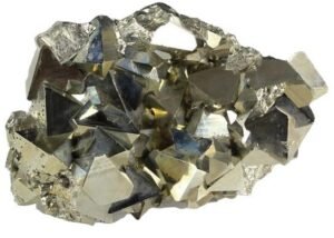 Golden Pyrite Original Peru Origin Certified Pyrite Geode - 100 Carat + Cubical Rare Cluster Samples High Energy Pyrite Gold Rock Used for Increased Willpower and Manifestation