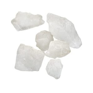 Divinity Healing Crystals Natural Crystal Raw Stones Original Rough Raw Gemstone AAA+ Premium Grade Rock Raw Gemstone (Clear Quartz) 250 Grm