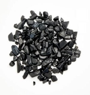 Divinity Healing Crystals Natural Pure Black Tourmaline Chips for Healing Meditation, Reiki, Vastu, Decor, Spirituality and Manifesting Abundance in Life
