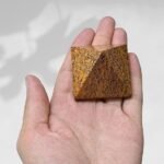 Divinity Healing Natural Mariyam Jasper Certified Pyramid – 2″ Inch Crystal Certified Pyramid for Positive Energy, Vastu, Reiki, Feng Shui and Chakra Healing Energy Balancing Sculptures Abundance Stones 24