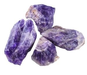 AAA Grade Raw Chakra Stones Natural Healing crystal Healing Crystals for Fengshui, Vaastu, Reiki, Chakra Meditation and Abundance (Amethyst Raw)