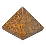 Divinity Healing Natural Mariyam Jasper Certified Pyramid – 2″ Inch Crystal Certified Pyramid for Positive Energy, Vastu, Reiki, Feng Shui and Chakra Healing Energy Balancing Sculptures Abundance Stones 20