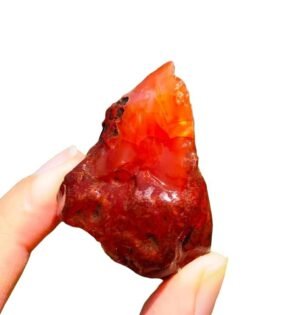 Red Carnelian Stone Crystal - Raw Rough for Crystal Healing and Meditation - Origin Brazil - The Stone of Passion and Creativity (100 Grams to 500 Grams Packs)