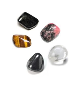 Zodiac Natural Crystal Tumble Set Capricorn Sun Sign Premium Birthstone Gemstone Tumble Crystal Kit for Healing Meditation Financial Abundance and Good Luck