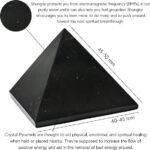 Divinity Healing Natural – You Will Receive ONE Shungite Crystal Certified Pyramid as Shown, Handmade, Quality Checked, Earthly mined, Organic and Authentic. Sculptures Abundance Stones 15
