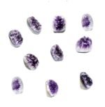 Divinity Healing Certified Brazilian Amethyst Cluster Geode For Healing and Meditation | Purple Amethyst Quartz Crystal Cluster Geode Druzy Home & Office Gemstone Lab Certified Specimen [654 Grams] Amethyst Clusters Abundance Stones 33