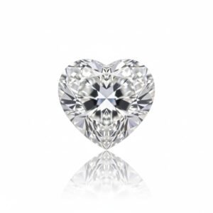 GRA Certified Lab Grown D Colorless VVS1 Clarity Excellent Cut Moissanite Diamond Simulant – Heart Shape Loose Gemstone 3.735 Carat (10 mm) with Certificate & Warranty Included | For Custom Jewellery Projects and Engagement Rings