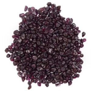 Natural Raw Garnter Pure/Rough Stone Crystal Pure Chips For Vastu,Crystal Healing,Spirituality,Business Success,Money Abundance&Prosperity(100 Grams)(Pure Garnet Chips)
