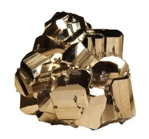 Pyrite Stone Original Cluster Samples - High Energy Natural Iron Pyrite Stone Gold Rock Reiki Crystal Used for Increased Willpower and Manifestation (Certified Pyrite) (200 Grams Plus Approx.)