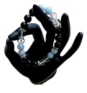 Divinity Healing Crystals Zodiac Natural Crystal Aries Sun Sign ???????? Certified Unisex Bracelet Original Natural 8 mm Stone Beads with Palo Santo Smudge