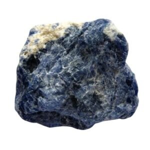 Natural Healing Crystal Sodalite Raw Rough Stones. Weight: 200 Grams | Pack of 4 to 8 Beautiful Natural Healing Crytal Raw Stones depending on Raw Crystal Stone Size | Hand Picked and Cleaned