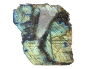 Divinity Natural Labradorite with Pure Fire Stone -The Stone of Mysticism - For creativity and consciousness ( Value Pack of 1 Super Quality Stone)