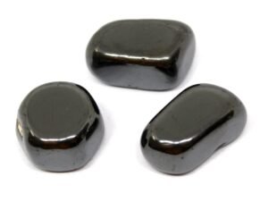 Hematite Natural Healing Crystal Tumble Stone (Value Pack of 2 AAA Grade Natural Tumbles)