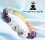 Divinity Healing Zodiac Crystal Libra Sun Sign Certified Bracelet Original Natural 8 mm Stone Beads (Unisex) with Palo Santo Stick Bracelet Chakra Healing Bracelets Abundance Stones 27