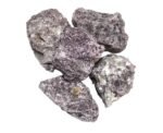 Natural Healing crystal Lepidolite Raw Rough Stones. Weight : 200 Grams | Pack of 4 to 8 Beautiful Natural Healing crystal Raw Stones depending on Raw Crystal Stone Size | Hand Picked and Cleaned