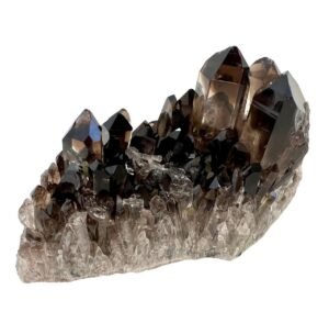 Smoky Quartz Original AAA Grade Brazil Cluster Geode Raw Crystal Stone for Healing and Meditation (78)