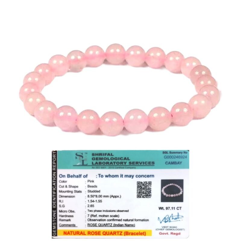 Divinity Healing Unisex Adult Lab Certified Aaa Grade Natural Rose Quartz Bracelet 8Mm Stretchable Original Real Crystal ‘stone Of Love’ Bracelet For Love, Heart Chakra & Peace Chakra Healing Bracelets Abundance Stones 16 Divinity Healing Unisex Adult Lab Certified Aaa Grade Natural Rose Quartz Bracelet 8Mm Stretchable Original Real Crystal ‘stone Of Love’ Bracelet For Love, Heart Chakra & Peace Chakra Healing Bracelets Abundance Stones 16