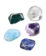 Divinity Healing Zodiac Pisces Premium Birthstone Gemstone Tumble Crystal Kit for Healing, Meditation Abundance and Good Luck Chakra Tumbled Stones Abundance Stones 29