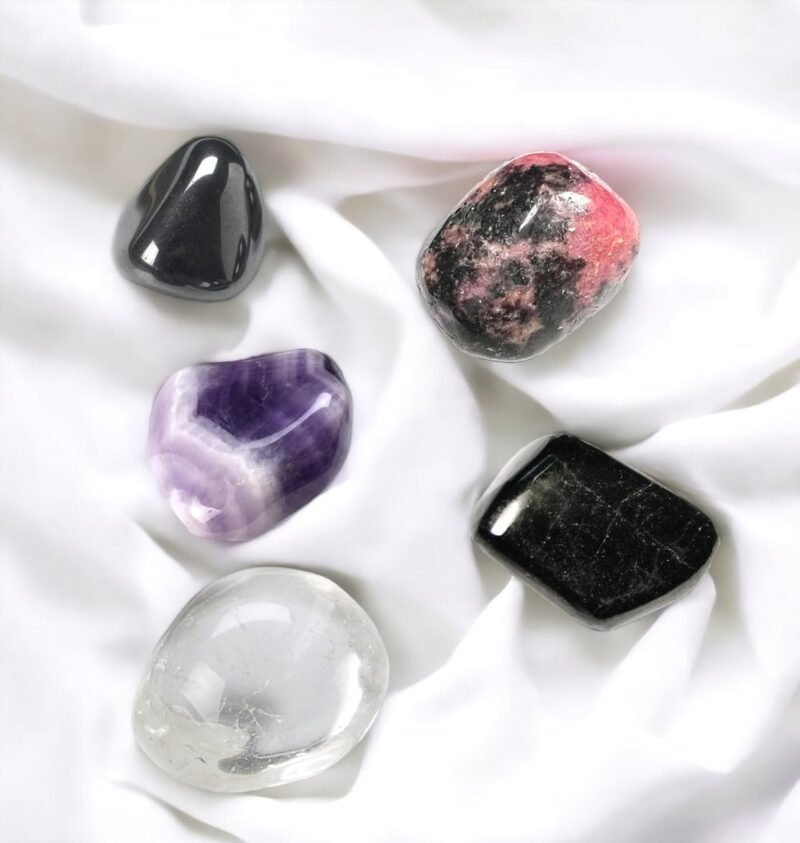 Divinity Healing Zodiac Aquarius Premium Birthstone Gemstone Tumble Crystal Kit for Healing, Meditation Abundance and Good Luck Chakra Tumbled Stones Abundance Stones 22