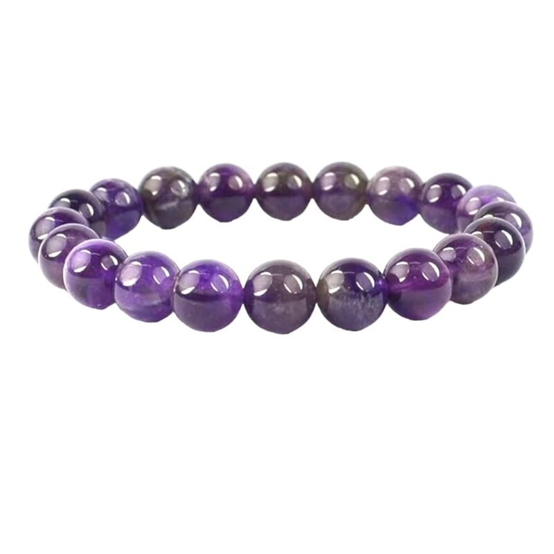 Divinity Healing Natural Amethyst Bracelet AAA Grade Certified 10mm Unisex Stretchable Original Real Crystal Bracelet For Crown Chakra, Prosperity & Manifestation Chakra Healing Bracelets Abundance Stones 10 Divinity Healing Natural Amethyst Bracelet AAA Grade Certified 10mm Unisex Stretchable Original Real Crystal Bracelet For Crown Chakra, Prosperity & Manifestation Chakra Healing Bracelets Abundance Stones 10