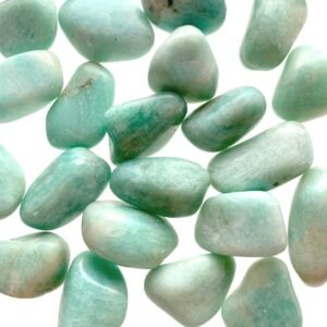 Divine Amazonite Power Original Crystal Tumble for Inner Strength and Commitment (Value Pack of 2)