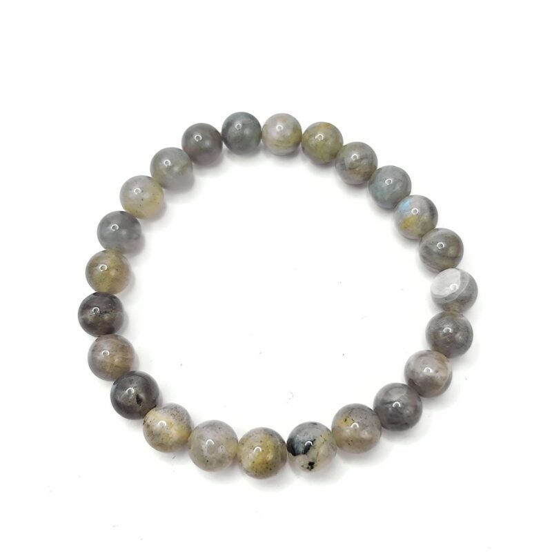 Divinity Healing Labradorite Natural Bracelet Pure Certified 8mm Unisex Bracelets Super AAA Quality for Healing Meditation Success and Abundance Chakra Healing Bracelets Abundance Stones 6