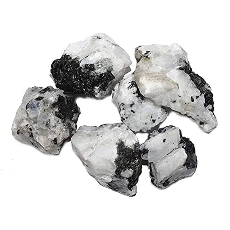 Divinity Healing Natural Rough – Rainbow Moonstone 100gm AAA Grade Unpolished Raw Stone for Gemstone Reiki Healing Crystal Stones Natural Healing Crystals Abundance Stones 16