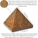 Divinity Healing Natural Mariyam Jasper Certified Pyramid – 2″ Inch Crystal Certified Pyramid for Positive Energy, Vastu, Reiki, Feng Shui and Chakra Healing Energy Balancing Sculptures Abundance Stones 23