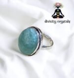 Divinity Healing Certified Green Aventurine Adjustable Crystal Ring for Abundance, Prosperity, Self Love, Wealth and Protection Crystal Gemstone Rings Abundance Stones 21 Divinity Healing Certified Green Aventurine Adjustable Crystal Ring for Abundance, Prosperity, Self Love, Wealth and Protection Crystal Gemstone Rings Abundance Stones 21