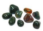 Divine Bloodstone Natural Healing Crystal Tumble Stone (Value Pack of 2 AAA Grade Natural Tumbles)