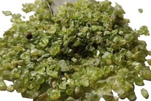 Divinity Healing Crystals Natural Pure Peridot Chips for Healing Meditation, Reiki, Vastu, Decor, Spirituality and Manifesting Abundance in Life