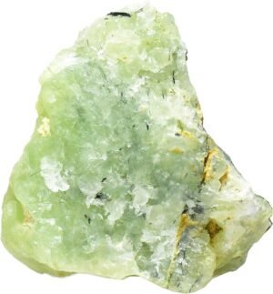 Natural Rought Raw Crystal Stones for Meditation, Healing, Feng Shui, Chakra Healing, Decor and Manifesting Abundance - 100 Grams (Natural Prehnite)