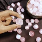 Divinity Healing Natural Rose Quartz Tumbled Stone Crystal Tumble Stone Crystals Gemstones Tumbled Pebble Stones for Reiki Healing – Value Pack of 2 Chakra Tumbled Stones Abundance Stones 15