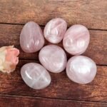 Divinity Healing Natural AAA Grade Rose Quartz Tumble Pebbles Stones for Reiki Healing Home Decoration and Vastu Correction Love Relationship and Financial Abundance, Wealth, Will Power and Prosperity (Rose Quartz) Chakra Tumbled Stones Abundance Stones 12