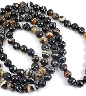 Divine Spirituals Certified 108 Plus 1 Beads Mala Collection for Men and Women Natural Pure 8 mm Beads - for Yoga Reiki Meditation Feng Shui Natural Sulemani Hakik Mala