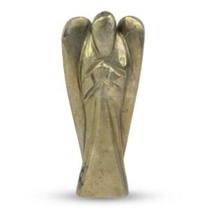 Natural Pyrite Energized Healing Lab Certified Natural Crystal Angel (3" Inches)