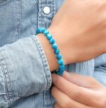 Divinity Healing Blue Apatite Natural Crystal Bracelet Lab Certified 8 mm AAA Grade Stretchable Bracelet for Healing Meditation and Manifestation Chakra Healing Bracelets Abundance Stones 30 Divinity Healing Blue Apatite Natural Crystal Bracelet Lab Certified 8 mm AAA Grade Stretchable Bracelet for Healing Meditation and Manifestation Chakra Healing Bracelets Abundance Stones 30
