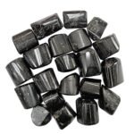 Divinity Healing Natural Tumbled Stones for Reiki Healing – Set of 2 -Black Tourmaline Stone Chakra Tumbled Stones Abundance Stones 11