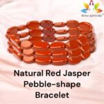 Divinity Healing Natural Red Jasper Bracelet AAA Grade Certified Pebble Oval Shape Unisex Real Crystal Bracelet for Grounding, Strength, & Vitality Chakra Healing Bracelets Abundance Stones 15 Divinity Healing Natural Red Jasper Bracelet AAA Grade Certified Pebble Oval Shape Unisex Real Crystal Bracelet for Grounding, Strength, & Vitality Chakra Healing Bracelets Abundance Stones 15