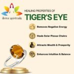 Divinity Healing Premium Tiger Eye Diamond-Cut Natural Gemstone Ring AAA Grade Adjustable Lab-Certified Unisex Original Crystal Ring For Abundance, Manifestation, Strength & Solar Plexus Chakra Crystal Gemstone Rings Abundance Stones 19