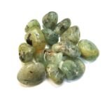 Divinity Healing Original Crystal Tumble GemStone For Manifestation, Abundance , Healing and Meditation (Prehnite) Chakra Tumbled Stones Abundance Stones 16