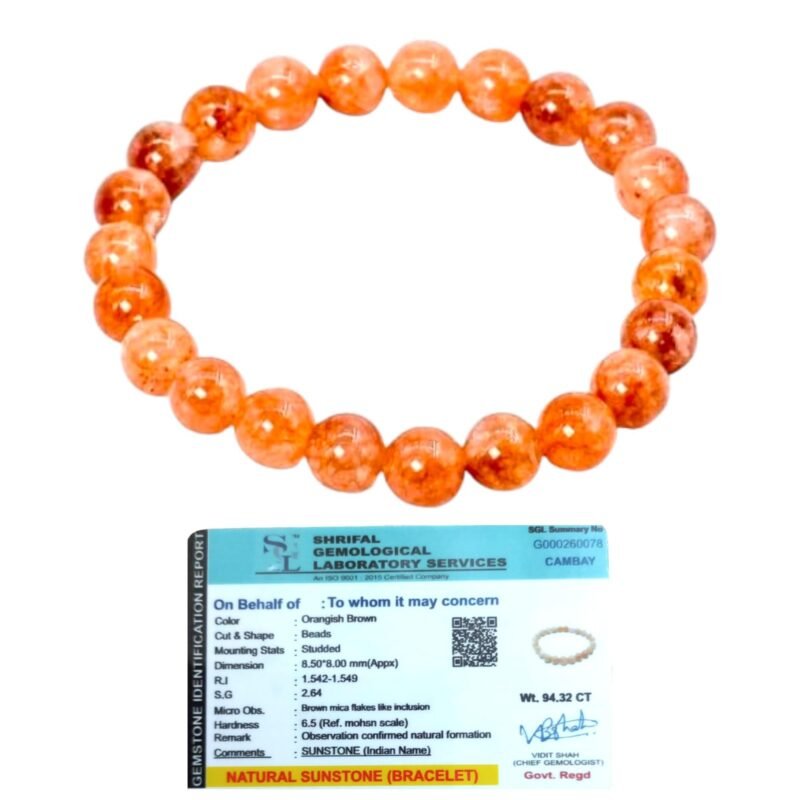 Divinity Healing Natural Sunstone Bracelet Lab-Certified AAA Grade 8mm Stretchable Original Unisex Bracelet For Sacral & Solar Plexus Chakra, Abundance, Creativity, Manifestation & Meditation Chakra Healing Bracelets Abundance Stones 16 Divinity Healing Natural Sunstone Bracelet Lab-Certified AAA Grade 8mm Stretchable Original Unisex Bracelet For Sacral & Solar Plexus Chakra, Abundance, Creativity, Manifestation & Meditation Chakra Healing Bracelets Abundance Stones 16