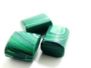 Divine Malachite Natural Healing Crystal Tumble Stone (Value Pack of 2 AAA Grade Natural Tumbles)