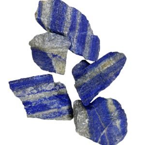 Divinity Healing Crystals Natural Crystal Raw Stones Original Rough Raw Gemstone AAA+ Premium Grade Rock Raw Gemstone (Lapis Lazuli) 250 Grm