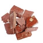 Divinity Healing Crystals Natural Crystal Raw Stones Original Rough Raw Gemstone AAA+ Premium Grade Rock Raw Gemstone (Red Jasper) 250 Grm