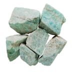 Divinity Healing Crystals Natural Crystal Raw Stones Original Rough Raw Gemstone AAA+ Premium Grade Rock Raw Gemstone (Amazonite) 250 Grm