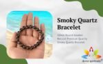 Divinity Healing Natural Smoky Quartz Bracelet AAA Grade Certified 10mm Stretchable Original Real Crystal Bracelet For Grounding, Root Chakra, Detoxification & Manifestation For Men & Women Chakra Healing Bracelets Abundance Stones 18
