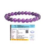 Divinity Healing Premium Natural Amethyst Bracelet Original Certified 8mm Unisex Real Katela/Kathela Bracelet for Peace, Meditation & Manifestation Chakra Healing Bracelets Abundance Stones 17 Divinity Healing Premium Natural Amethyst Bracelet Original Certified 8mm Unisex Real Katela/Kathela Bracelet for Peace, Meditation & Manifestation Chakra Healing Bracelets Abundance Stones 17