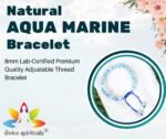 Divinity Healing Natural Aquamarine Bracelet Macrame Thread Lab Certified Original 8mm Adjustable Unisex Crystal Bracelet For Throat Chakra, Communication & Peace Chakra Healing Bracelets Abundance Stones 21 Divinity Healing Natural Aquamarine Bracelet Macrame Thread Lab Certified Original 8mm Adjustable Unisex Crystal Bracelet For Throat Chakra, Communication & Peace Chakra Healing Bracelets Abundance Stones 21